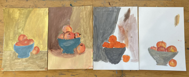 Atelier nature morte