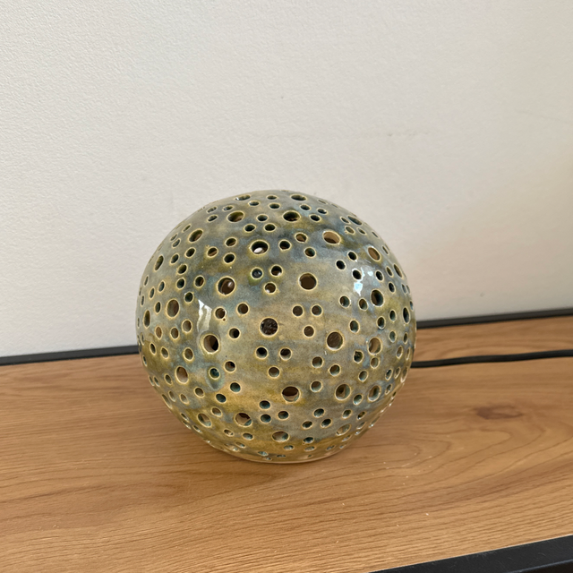 Boule de lumière verte