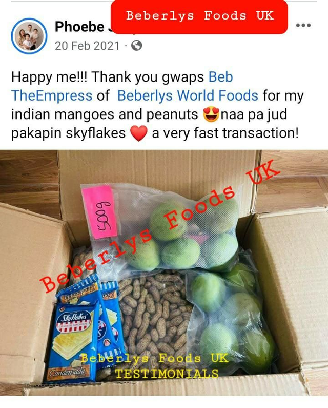 Customer: Day Phoebe( England)