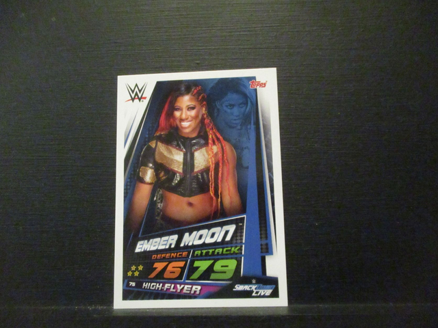 Ember Moon - Smackdown Live Slam Attax Universe Original Trading Card #75