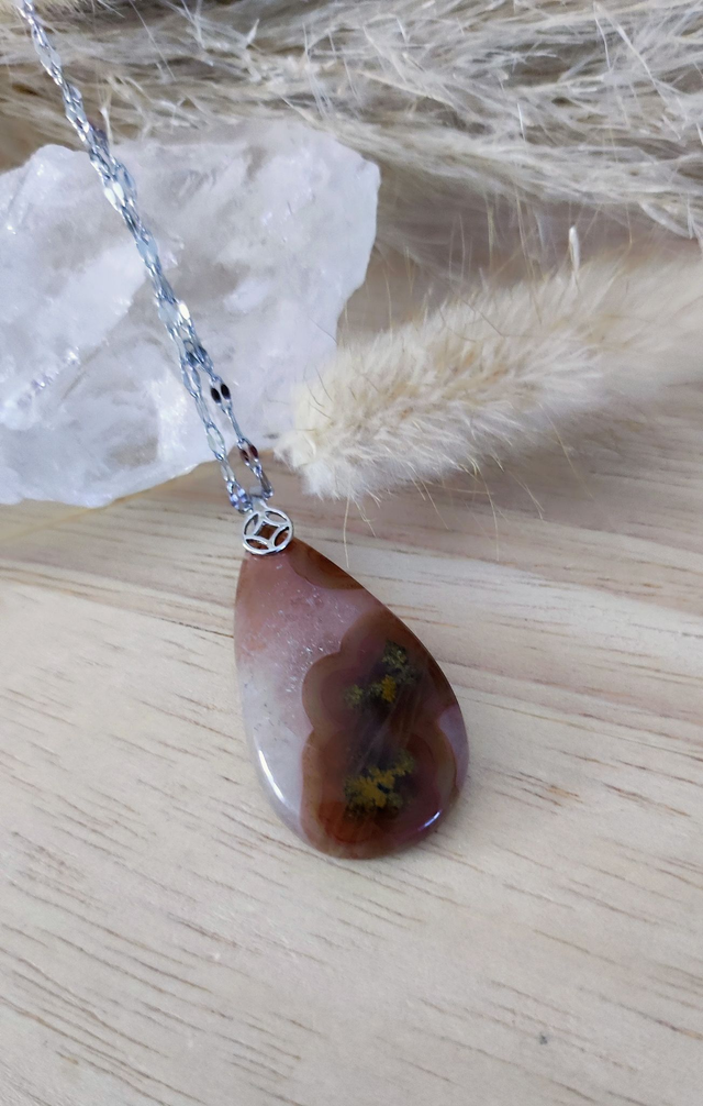 Pendentif Agate Couture 