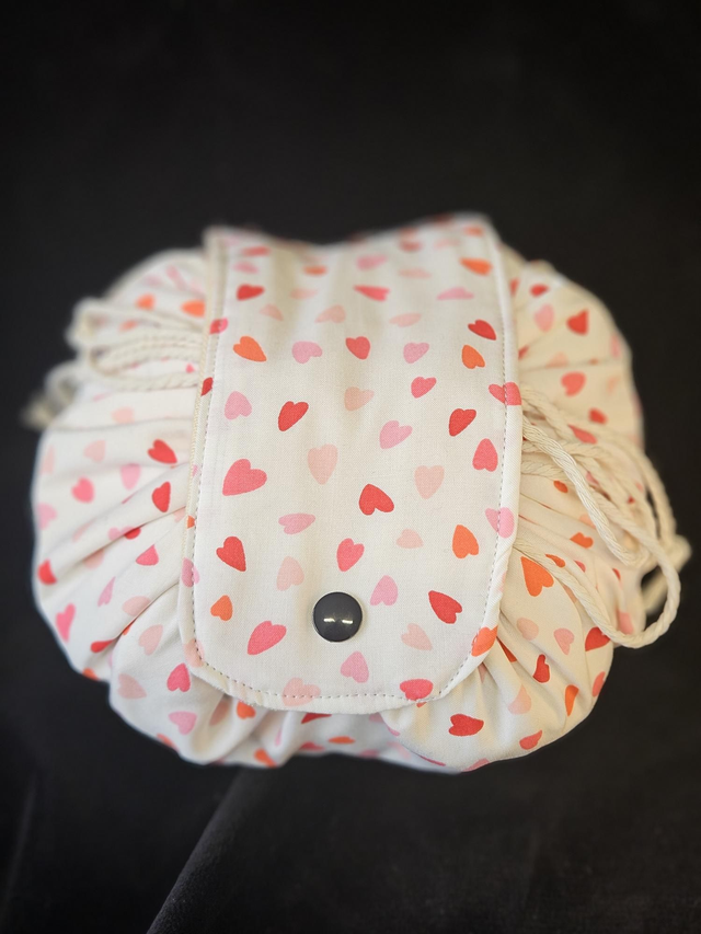 Bourse à maquillage "amour"