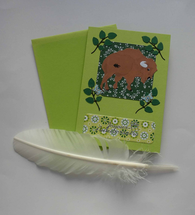 Le bison d&#039;anniversaire