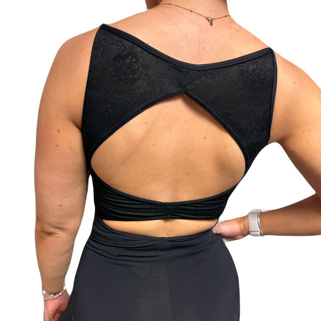 Capezio Lace Cut Out Back Leotard