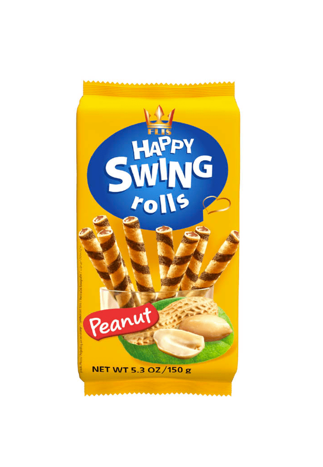 Happy Swing Rolls Peanut - 150g
