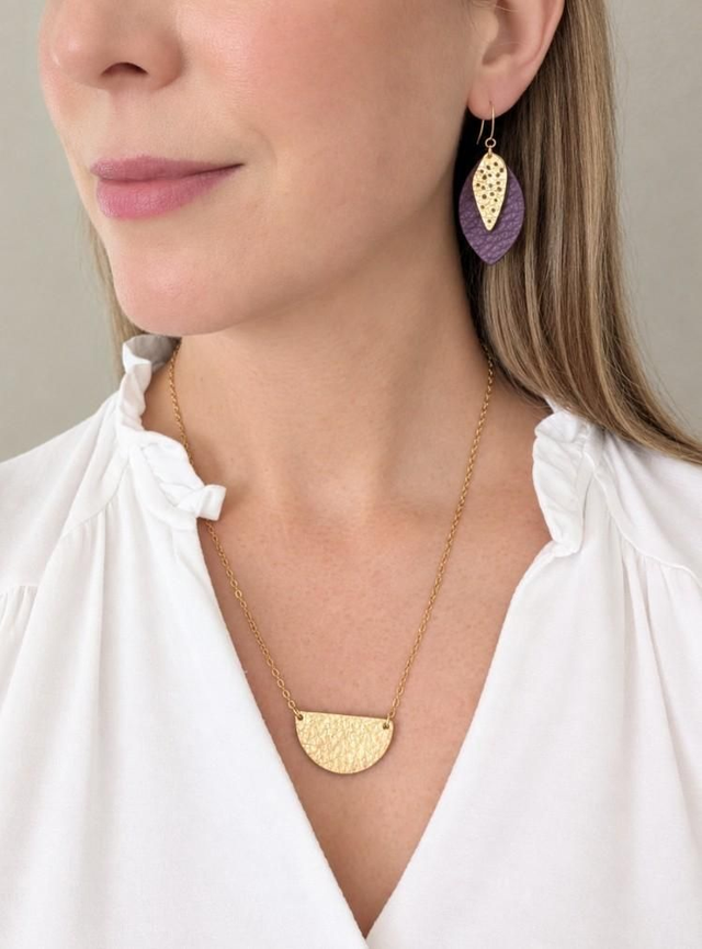 Elegant Leaf Drop Earrings