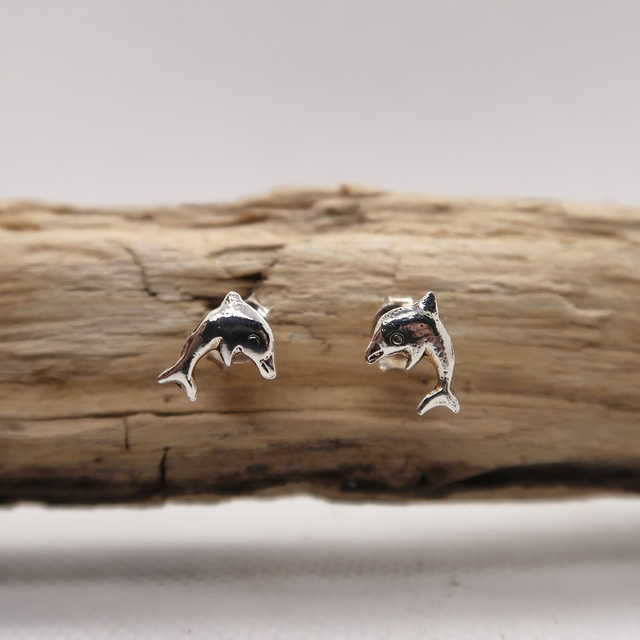 Dolphin Stud Earrings