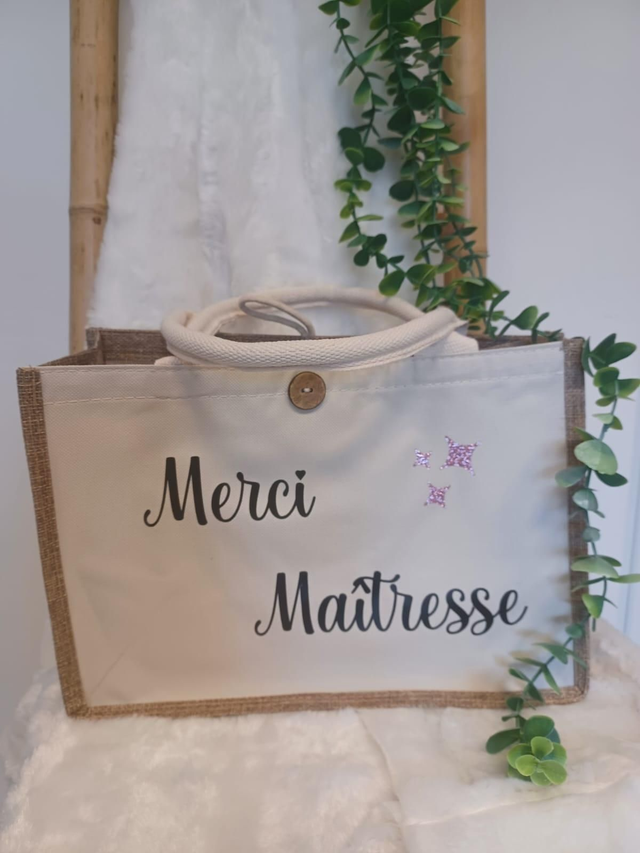Sac toile de jute merci...