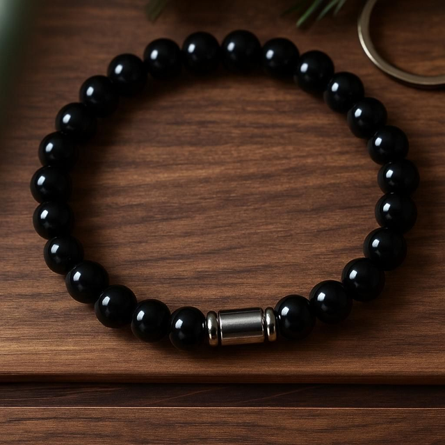 Coffret Homme Obsidienne Œil Céleste – Force, Protection & Clairvoyance