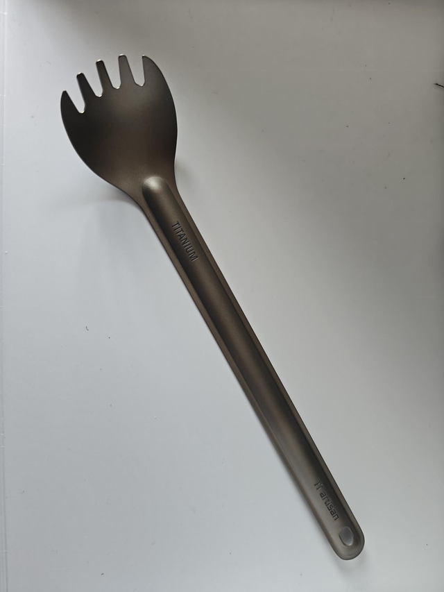 Titanium spork 