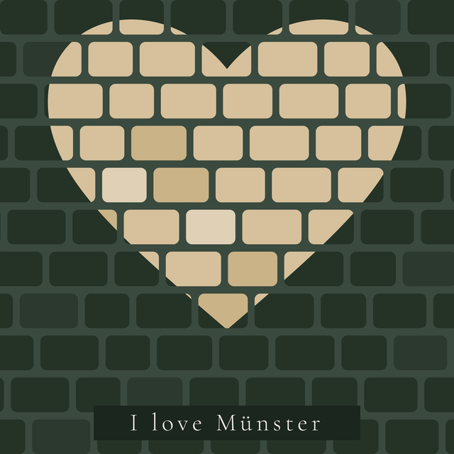 I love Münster – Pflasterherz