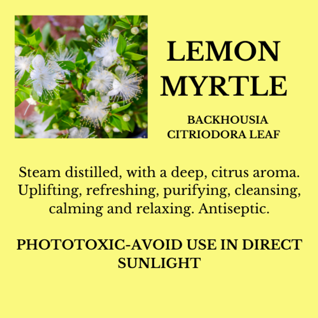 LEMON MYRTLE ESSENTIAL OIL
