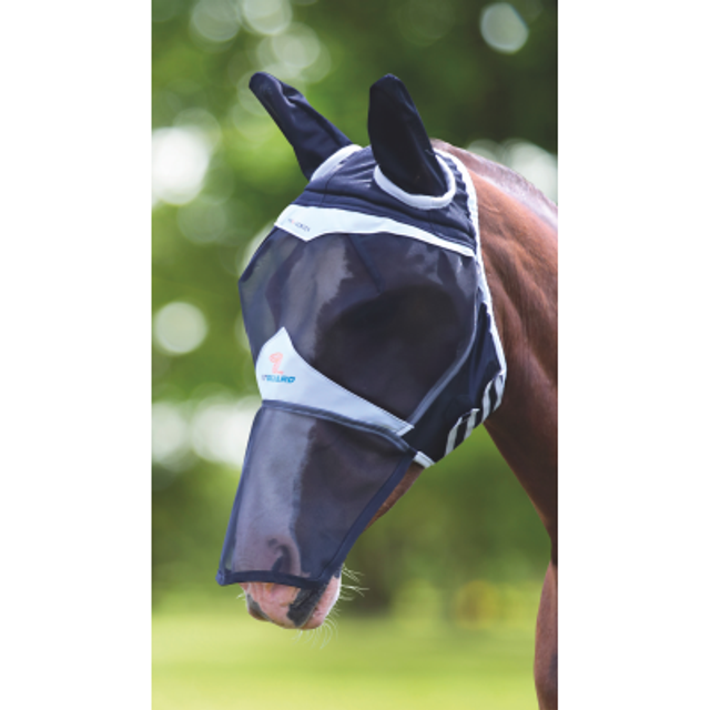 Shires Fine Mesh Fly Mask With Ears &amp; Nose