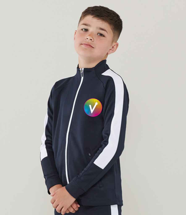 LV873 Finden + Hales Kids Knitted Tracksuit Top 