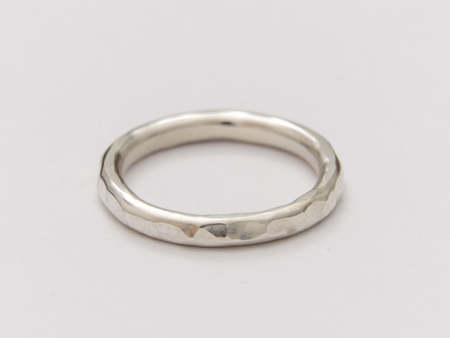 Silberring gehämmert 2,5mm