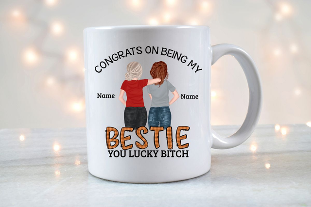 Personalised Bestie Mug