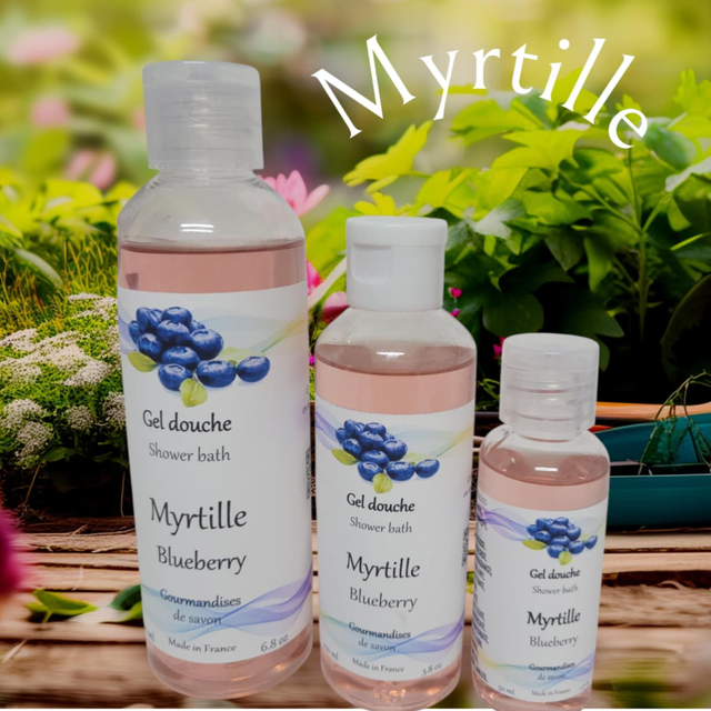 Gel douche senteur Myrtille