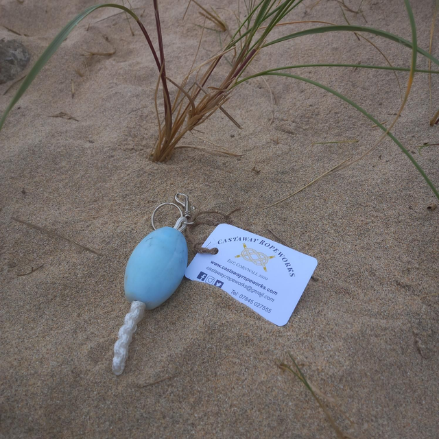 Float Key Ring - Padstow (light blue)