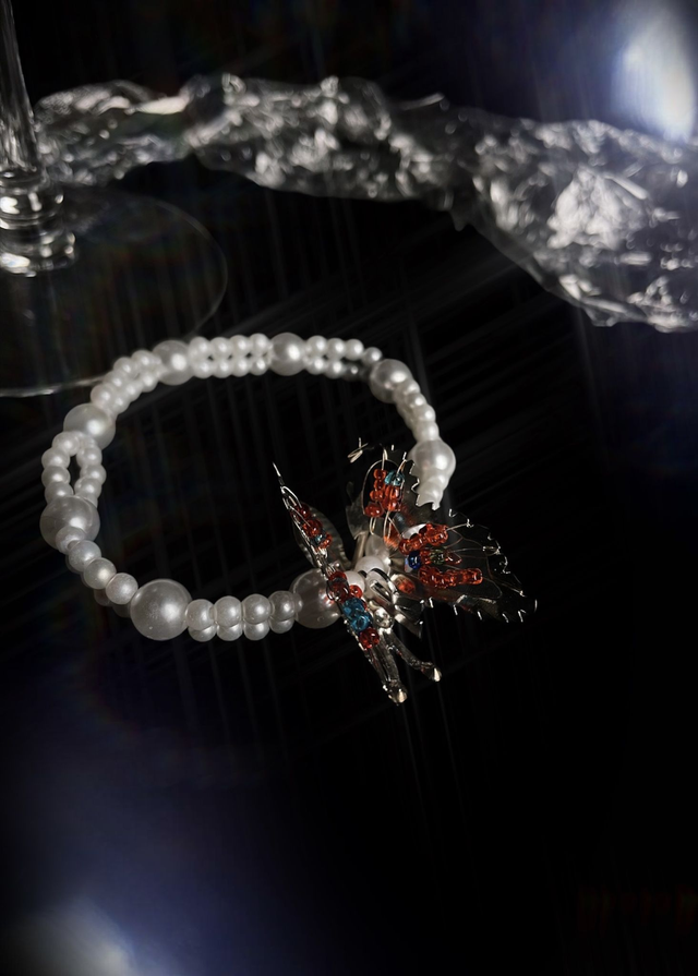 Bracelet Perles et Papillon - Martin(e) T.1