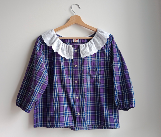 La blouse LOUISE - VIOLETTE - T. S/M