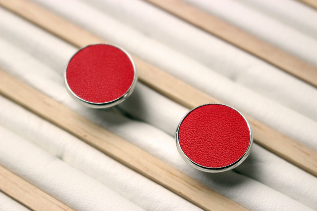 Boutons de Manchettes - Rouge
