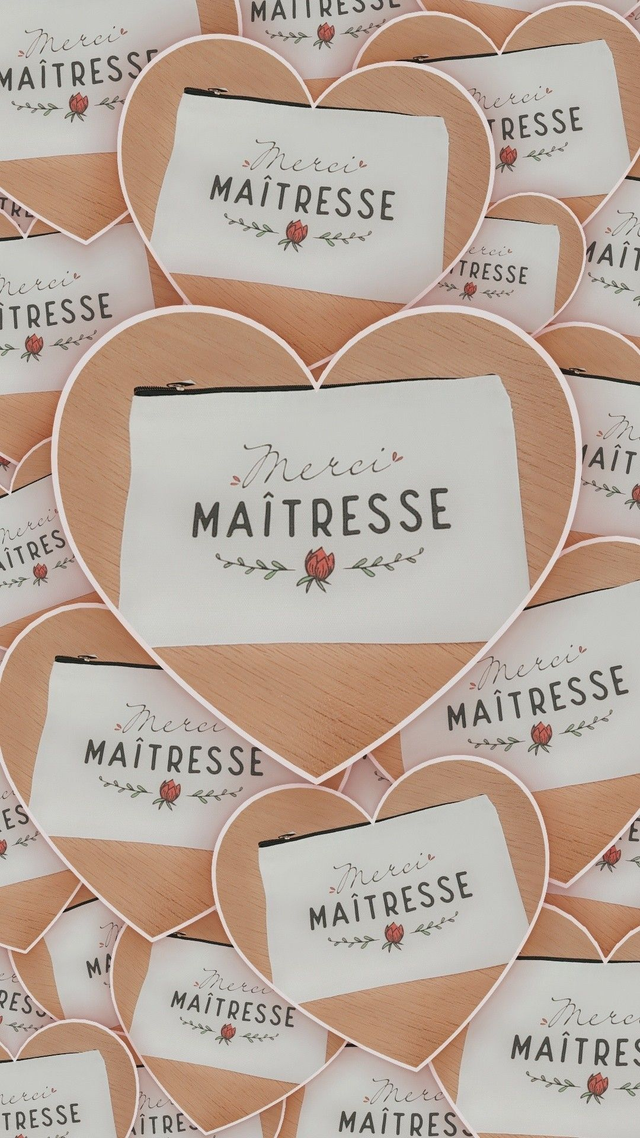 Trousse Gourmandes " Merci Maitresse "