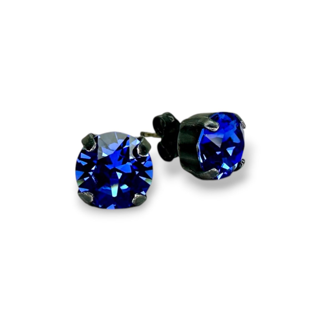 Ohrstecker KLASSIK BIG Sapphire, Blau