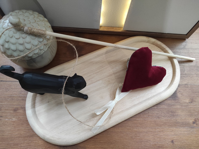 Jouet perche grelot "Coeur"