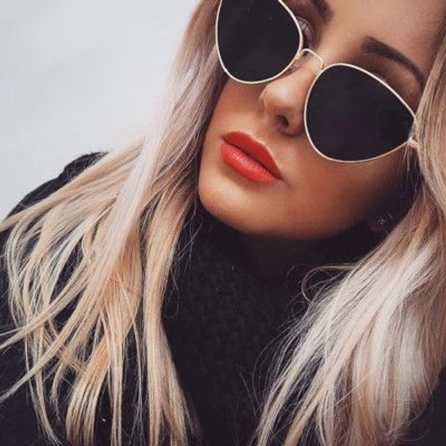 Wyjoming - Sexy Vintage Cat Eye Sonnenbrille. Vintage Design