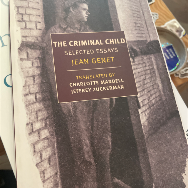 Criminal Child Jean Genet