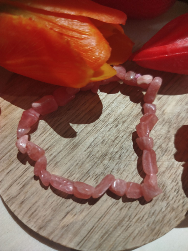 Bracelet baroque Rhodochrosite 