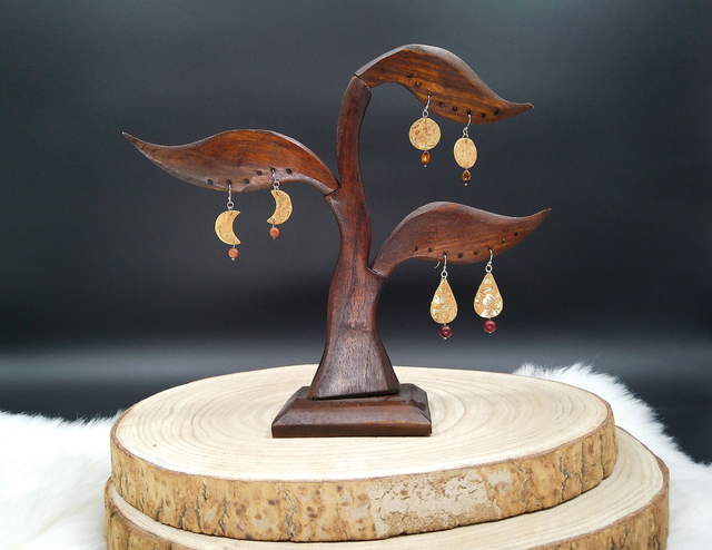 Beal, boucles d'oreilles en liège