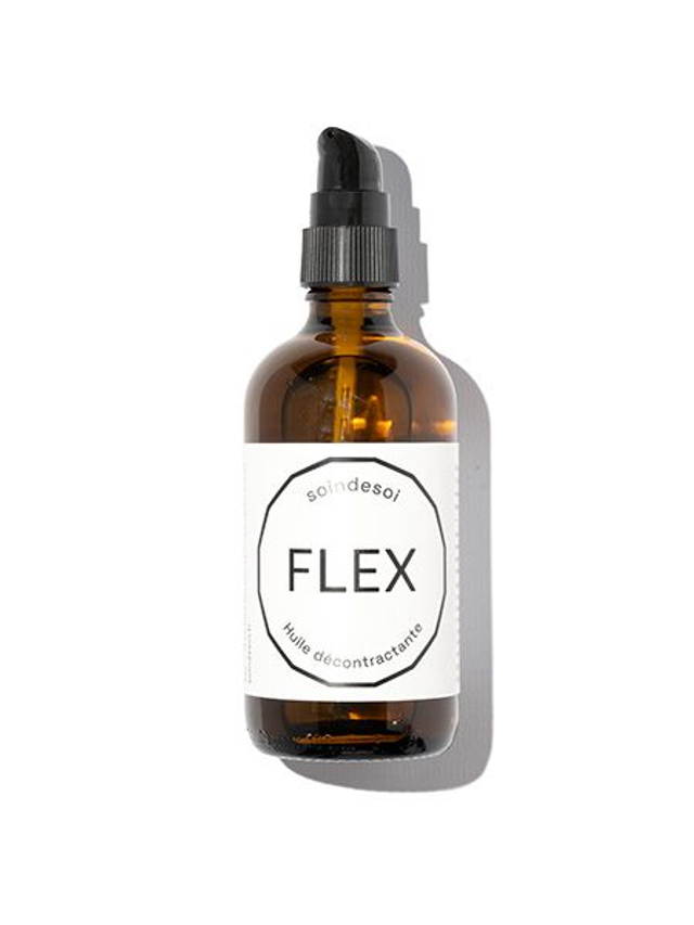 Huile décontractante FLEX 100 ml - soin de soi