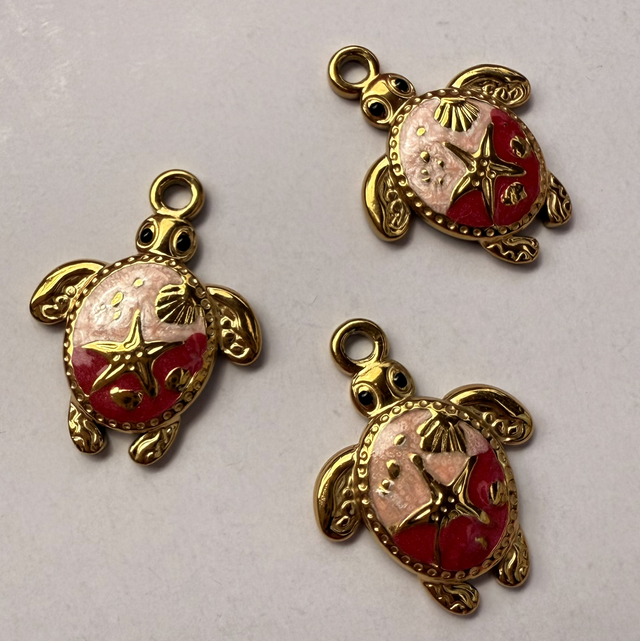 Tortue rose