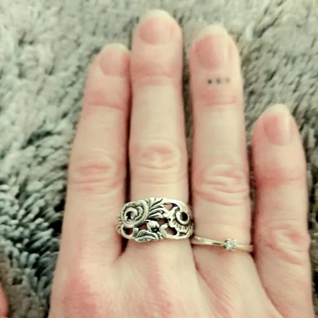 Bague plaquée argent