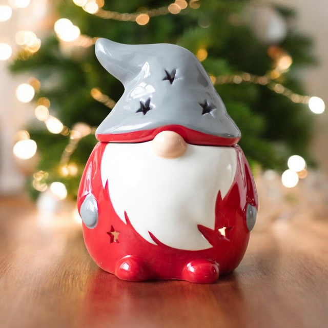 Brûle-Parfum Lutin Gris &amp; Rouge