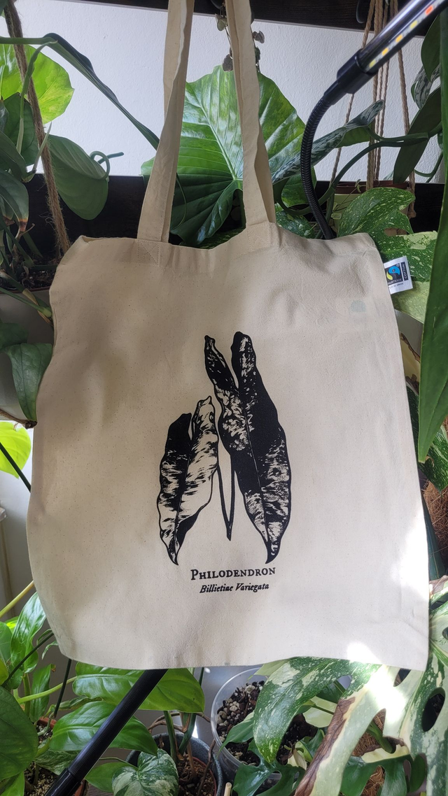 Fairtrade Jutebeutel Billietiae Variegata - Siebdruck