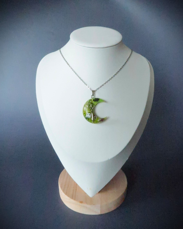 Collier Lune Légendes d'automne 🎃| CO48