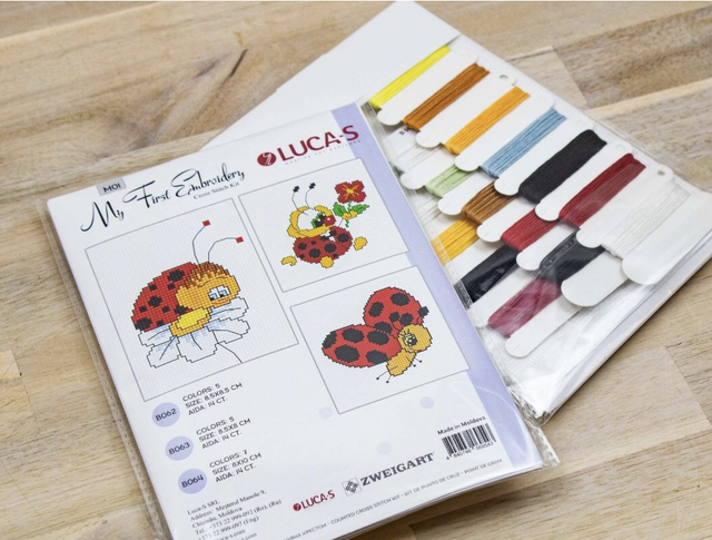 My First Embroidery Cross Stitch Kit for Beginners By Luca S M01