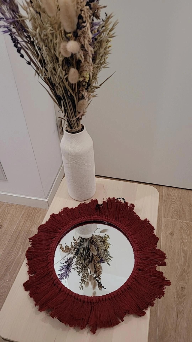 ​Miroir Macramé Artisanal — Duo de Styles ☀️