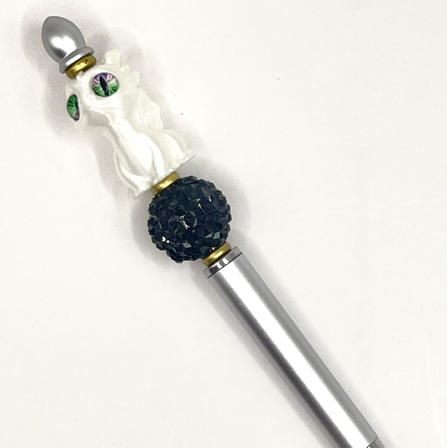 S7 - Stylo dragon blanc