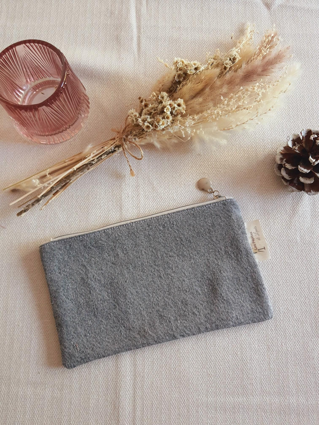 Trousse Jean gris 