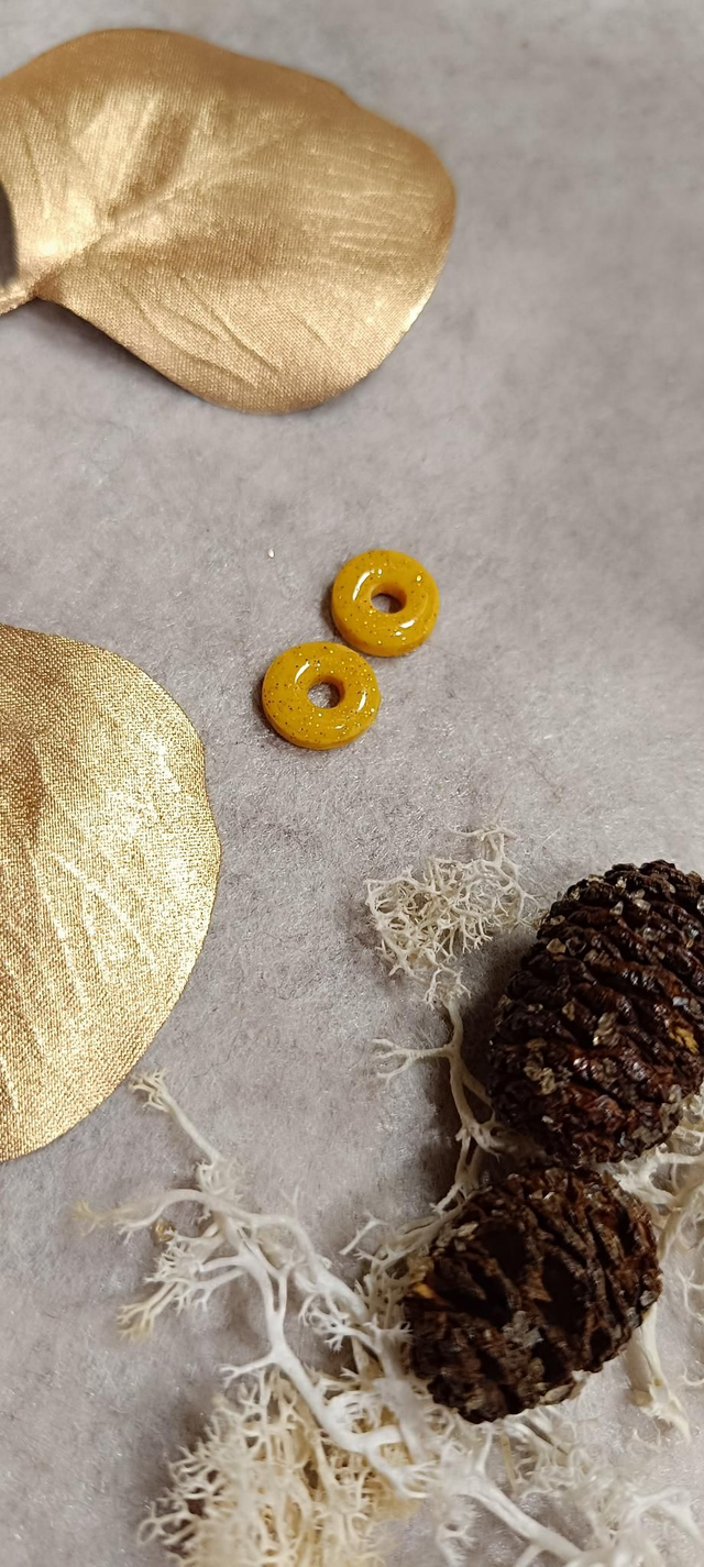 Mini Julia - Jaune paillettes 