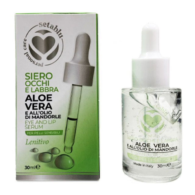 SETABLU SIERO OCCHI&LABBRA ALOE VERA&OLIO DI MANDORLE/30ML