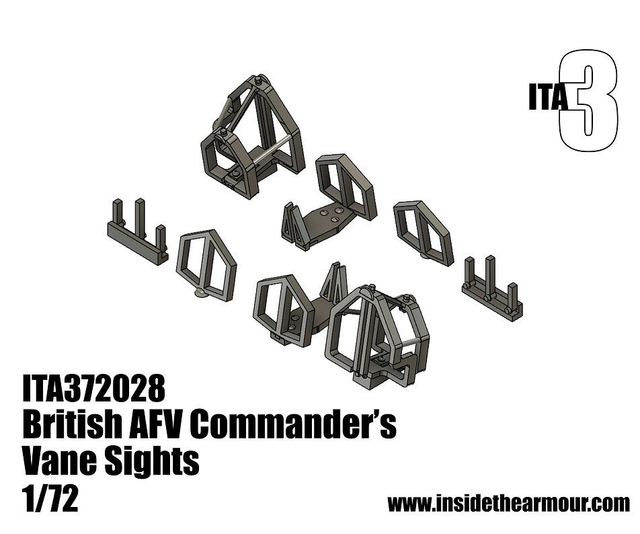 ITA3 - ITA372028 1/72 British WWII Commander's Vane Sights