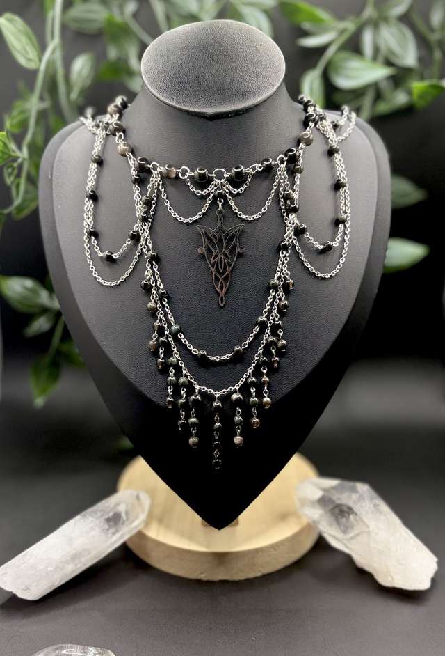 Hécate - Obsidienne argentée