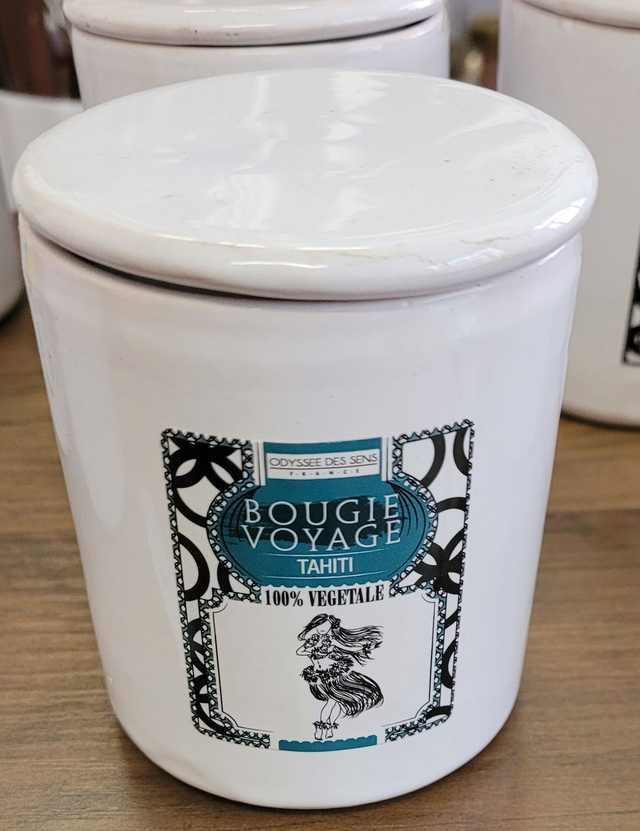 Bougie voyage Tahiti 160g 