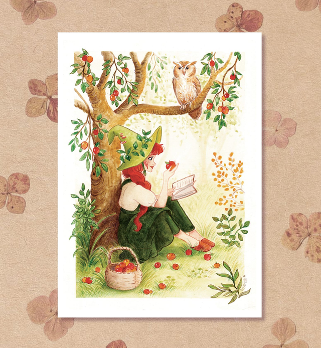 Dans le verger ✨️ Tirages d'art A5 &amp; A4