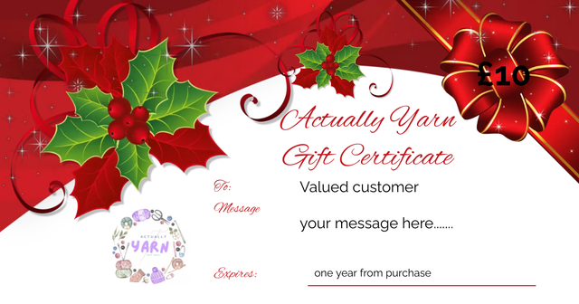 Gift Card (Christmas themed)