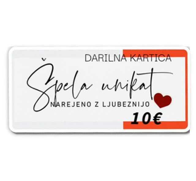 Darilna kartica 10€